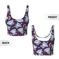 thumbnail image 6 of Sports Bra For Women, Blue Koala Butterfly Sports Bras For Women High Support, Workout Tank Tops Woman With Removable Cups, 6 of 8