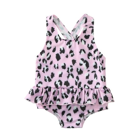 

Baby Girls One Piece Swimsuit Floral One Girls Printed Toddler Ruffles Piece Swimwear Cute Swimsuit Girls Swimwear 2-3 Years
