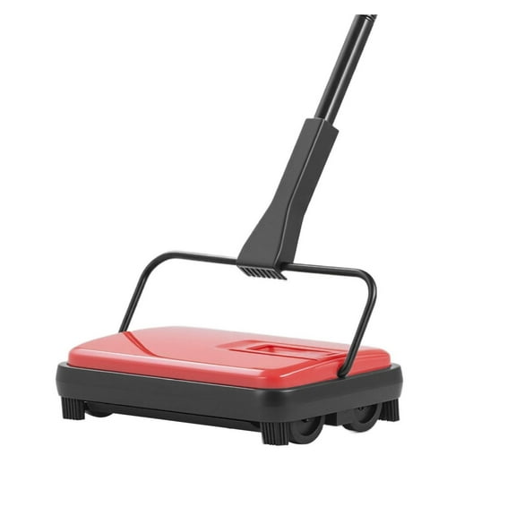 Carpet Sweeper - 6.7" Manual Floor Sweeper for Hardwood, Rugs & Laminate - Non-Electric, 300ml Dustbin, Pet Hair & Dust Removal