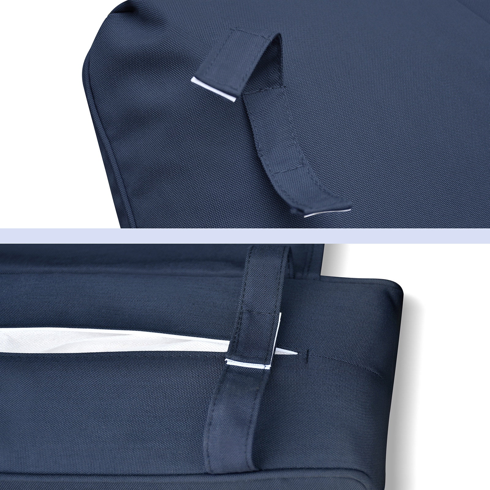 UMI Patio Outdoor Recliner Cushion Cover for Wicker Chair, Replacement Patio Seat & Back Cover, Waterproof & Removable, 27.6" x 23" x 26.7", Navy