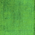 thumbnail image 1 of Ahgly Company Indoor Square Oriental Green Industrial Area Rugs, 7' Square, 1 of 4