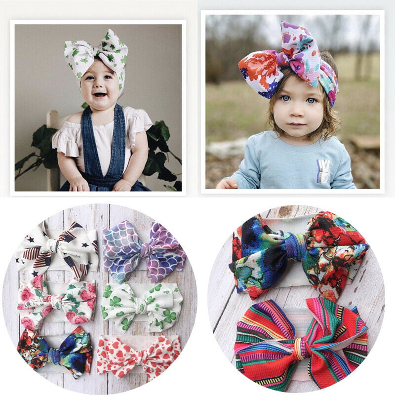 Hair Bow Wave For 6 Months To 3 Years Baby Hairband Head Wear Hair Accessory 
