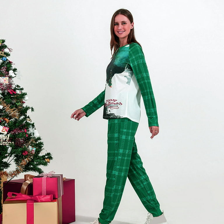 Christmas Tree Pattern Suit Pants