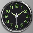 thumbnail image 1 of BERGUF 12 Inche Luminous Wall Clocks, Silent Non-Ticking Quartz Wall Clocks, Large Luminous Function Numbers and Hands, Easy to Read Both Day and Night, 1 of 6