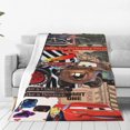thumbnail image 1 of Manta de Cars Lightning Mcqueen, ligera, acogedora, para sofá cama, de franela súper suave, de microfibra, para viajes, para todas las estaciones, para adultos y niños, 40 x 30 pulgadas, 1 of 8