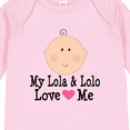 thumbnail image 4 of Inktastic My Lola and Lolo Love Me Girls Long Sleeve Baby Bodysuit, 4 of 5