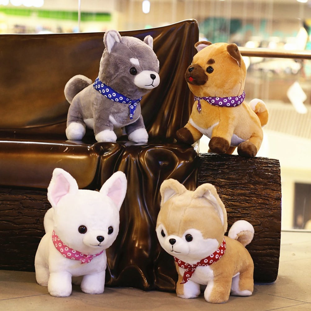 Lovely Japanese Shiba Inu Dog Soft Stuffed Animals Dolls Kids Plush Toy Gift
