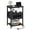 Black, variant on SoildPal Nightstand with Charging Station, End Table with Drawer and USB Ports & Outlets, 3-Tier Small Side Table with Storage Shelf for Bedroom Living Room