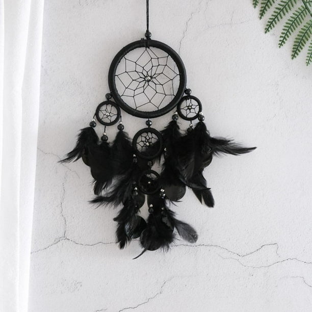 retro de indio Boho grande Colgante hecho Colgante de para decoración del perfecl Atrapasueños de macramé