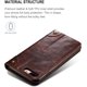 thumbnail image 4 of Funda para iPhone XR, Funda tipo billetera de cuero marrón con soporte y ranura para tarjeta de crédito, cierre magnético para iPhone Rojo Verde, 4 of 5
