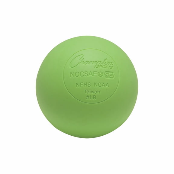 Champion Sports NOCSAE Lacrosse Ball Green Bulk