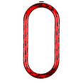 thumbnail image 2 of 2X Red Carbon Fibre Interior Warning Light Cover for F55 F56 Countryman F60, 2 of 7