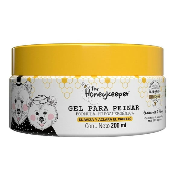Gel para peinar The Honeykeeper chamomile & honey suaviza y aclara el cabello 200 ml