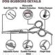 thumbnail image 4 of Dog Grooming Scissors Kit With Safety Round Tip, Stainless Steel Professional Dog Grooming Scissors Set For Long And Short Hair Of Dog Cat Pets, 4 of 5