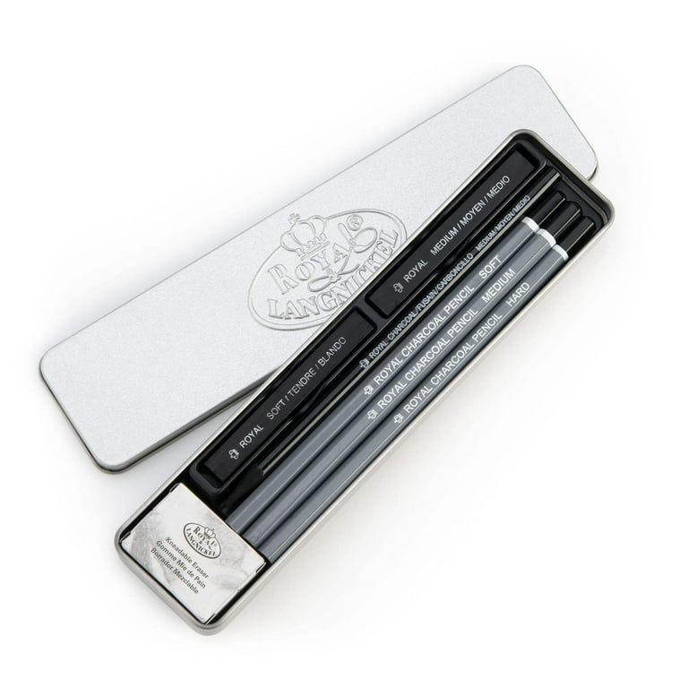 Royal & Langnickel Professional Drawing Art Kit - 8pc Charcoal