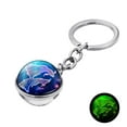 thumbnail image 1 of Jewelry On Clearance Twelve Keychain Pendant Time Luminous Glass Ball Pendant Metal Key Multicolor, 1 of 3