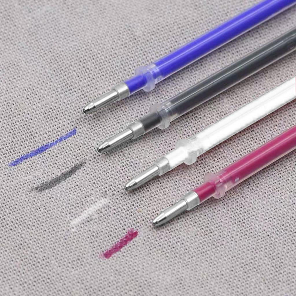 40 Erasable Fabric Marking Refills Replaceable Pen Refills with Box, Perfect for Fabrics in Various Colors Sewing Quilting Dressmaking Mixed Color