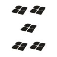 thumbnail image 3 of Ounissouiy Almohadillas antideslizantes para lavadora, 4 Uds., negras, EVA, multifuncionales, antideslizantes, almohadilla silenciosa para refrigerador Type2 NO2 Ounissouiy CBP432895, 3 of 4
