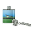 thumbnail image 2 of Roadrunner Runs Fast Stainless Steel 1oz Mini Flask Key Chain, 2 of 3