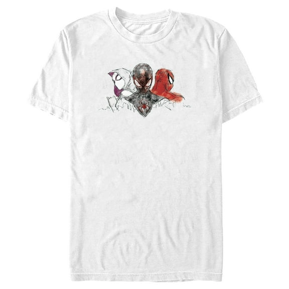 Men's Spider-Man Team Sketch Graphic T-Shirt