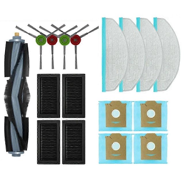 17PCS compatible Yeedi Cube / Yeedi CC Robot Vacuum Cleaner Replacement Parts Main Side Brush Hepa Filter M-cheng du