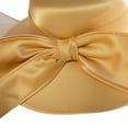 thumbnail image 3 of Wiywef French Style Fascinator with Bow Women's Bowler Hat Elegant Bridal Cap for Halloween Wedding Formal Events Head Accessory, 3 of 7