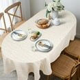 thumbnail image 4 of Oval Tablecloth 54x72in for Oval Table Waterproof Table Cloths for Dining Room Indoor Outdoor Table Cloth, 4 of 6