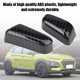 thumbnail image 2 of Rewera Embellecedores de la cubierta del botón de ajuste del asiento interior para Hyundai Encino Kauai Kona17-20 SUV (fibra de carbono, 2 of 8