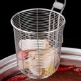 thumbnail image 4 of Panier Passoire à Pâtes en Acier Inoxydable à Maille Fine pour Spaghetti et Dumplings Panier Passoire Panier de Friture, 4 of 8