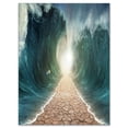 thumbnail image 2 of Pathway through the Parted Seas - Large Seashore Canvas Print, 2 of 3