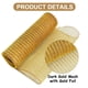 thumbnail image 3 of Cinta decorativa de malla TONIFUL, 2 rollos, 25 cm x 9 m, dorada, 3 of 7