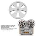 thumbnail image 4 of Recording Takeup Reel, Empty Tape Reel Lightweight 3 Holes Improve Sound Quality  for Reel To Reel Tape Players Silver Grey, 4 of 7