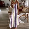 thumbnail image 2 of Erwazi Women's Summer Floral Print Maxi Dresses Sleeveless Spaghetti Strap V Neck Casual Dress, 2 of 5