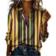 thumbnail image 3 of TaTaai Ladies Carnival Theme Long Sleeve Blouse Round Neck Casual Polyester Top Lightweight Printed Asian Fit Size Up Gift, 3 of 5