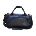 thumbnail image 2 of Bolsa de gimnasio Bolsa de lona deportiva Bolsa de lona impermeable y ligera Bolsa de lona para gimnasio con calzado Azul oscuro, 2 of 9