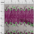 thumbnail image 1 of oneOone Cotton Poplin Fabric Leaves & Floral Artistic Print Fabric BTY 56 Inch Wide, 1 of 4