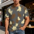 thumbnail image 3 of Tie Dye Shirt Men Summer Lightweight Short Sleeve Crewneck Loose Fit Casual T-Shirts Streetwear, 3 of 5
