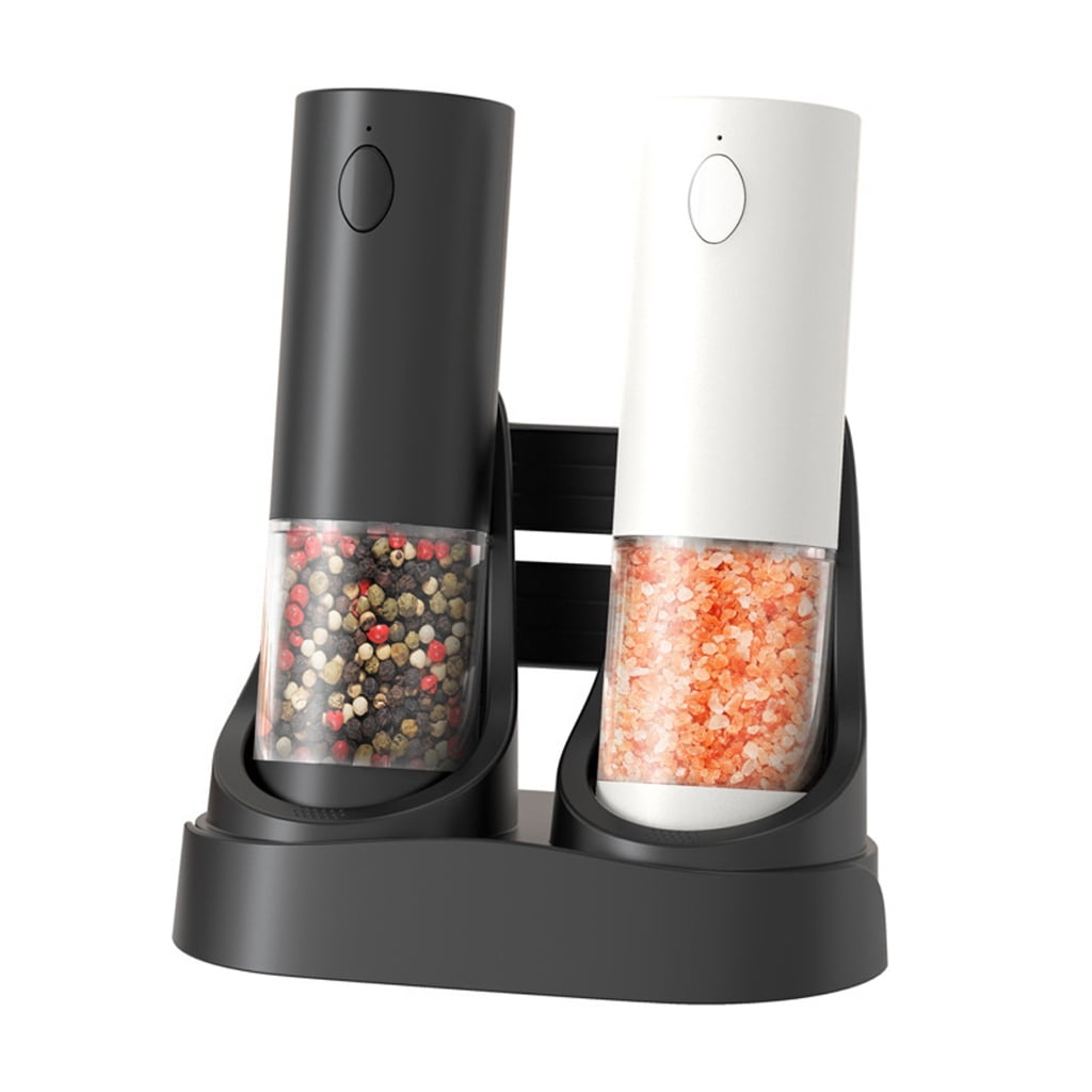 lanema Cordless Electric Pepper Mill Rechargeable Battery Adjustable Coarseness Salt Grinder For Home Cooking and Outdoor Use