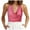 Hot Pink-a, variant on 2025 Women's Casual Neck Draped Muscle Tops for Women Front Sexy Backless Tank 5X Tops for Women Top 4X Under Shirt Active Crop Tops for Women Active Women Top