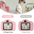 thumbnail image 6 of Kids Selfie Camera for Kids 1080HD 20MP Digital Camera for Boys Toddler Girl Toys,Christmas Birthday Gift for Age 3 4 5 6 7 8 9 10 Year Old with 32GB SD Card, 6 of 9