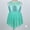 Mint_Green, variant on Aislor Kids Girls Lyrical Latin Jazz Irregular Hems Dress Shiny Sequins Ballroom Dancewear
