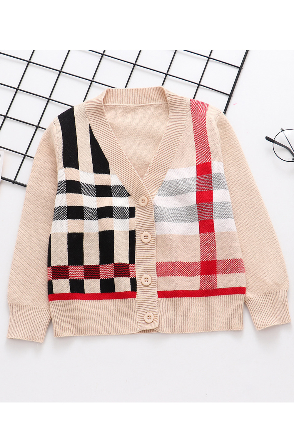 walmart plaid cardigan