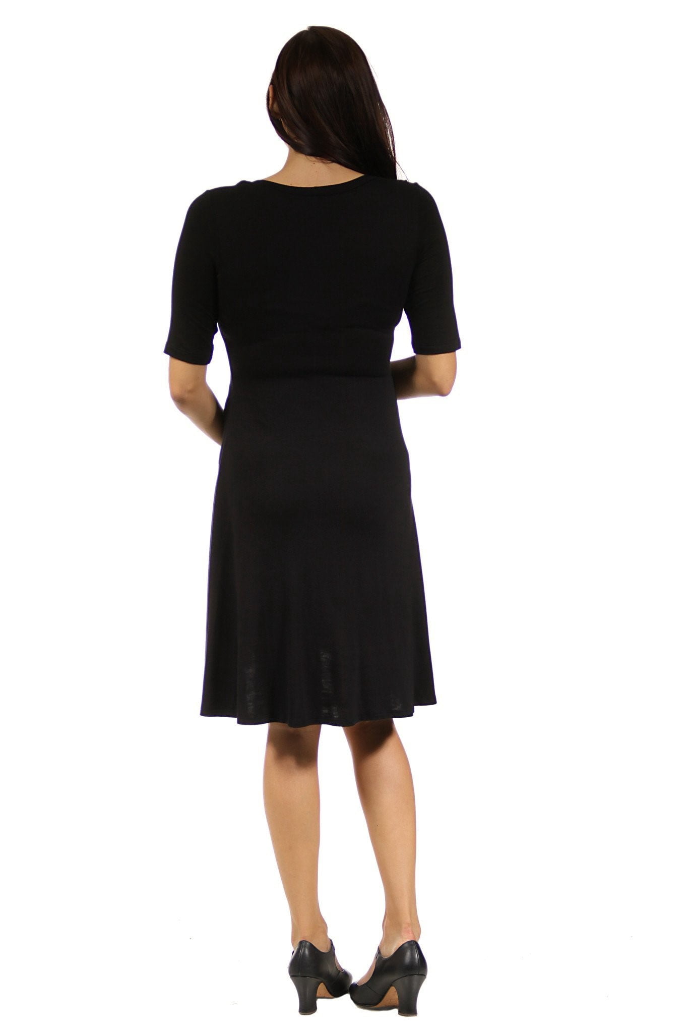 Women's 3/4-sleeve Maternity Dress