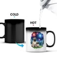 thumbnail image 3 of Happy New Year Pug Family Cheer Winter Midnight Firework Heat Color Changing Mug Dog Lover Gifts Magic Coffee Mug - 02025, 3 of 4