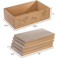 thumbnail image 2 of 5 Packs in 1 Cat Scratcher with Box, Large Cat Scratching Boards Cardboard Box Reversible Cat Scratch Pads for Indoor Cats, Cat Scratch Cardboard for Rest and Play, 2 of 7