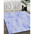 thumbnail image 3 of Ahgly Company Tapis d'Intérieur Lavables en Machine, Rectangle de Transition Bleu Ciel, 2' x 5', 3 of 7