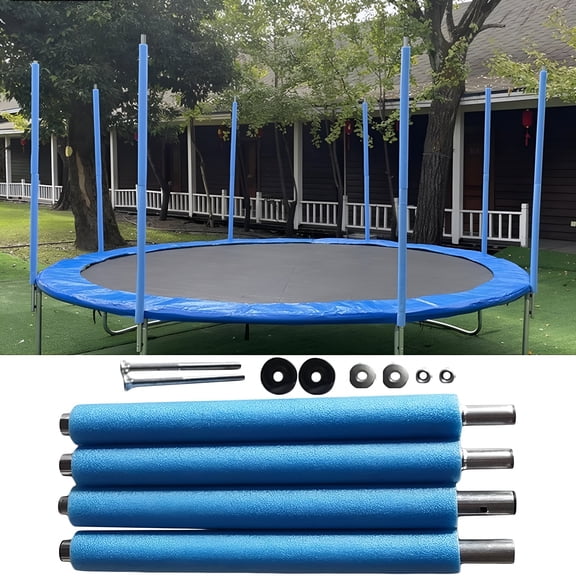 BESTSKY 77.1" Trampoline Poles and Net Kit, Replacement Parts for Loose or Damaged Frame
