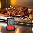 thumbnail image 3 of Digital Meat Thermometer with 2 Temperature Probes, Food Thermometer with Colored LCD for Kitchen Black Handle Probe, 3 of 6