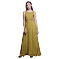 thumbnail image 1 of Bimba Ikat Robe Longue Débardeur pour Femmes Maxi Col Rond Imprimée Robe de Soirée-Xx-Grand, 1 of 5