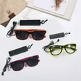 thumbnail image 3 of Soumake Party Sunglasses Light Up LED Unisex Wire Neon Glow in The Dark Lightweight Photo Prop Hip Hop Kids Adults KTV Glasses Bar Supplies, 3 of 8